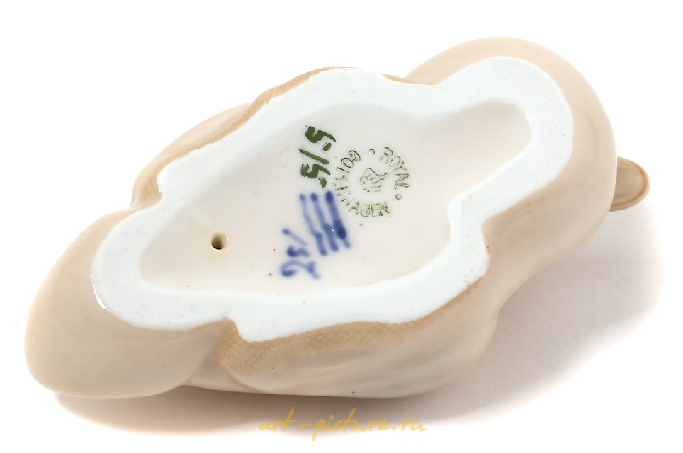 Duck. Denmark, Copenhagen, Royal Copenhagen, 1898 - 1923.