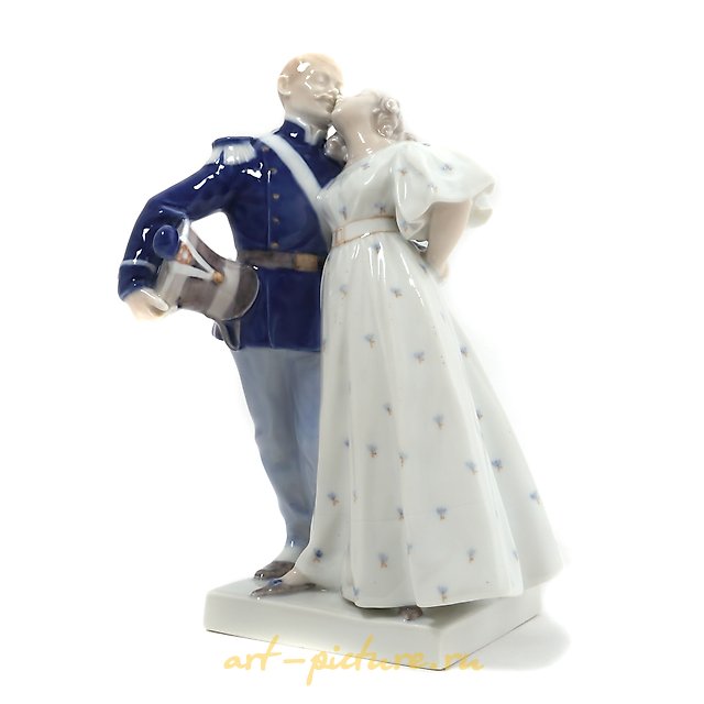 "Soldier and Princess. Denmark, Copenhagen, Royal Copenhagen."