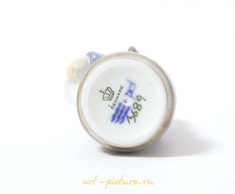 The Boy with the Horn. Denmark, Copenhagen, Royal Copenhagen.