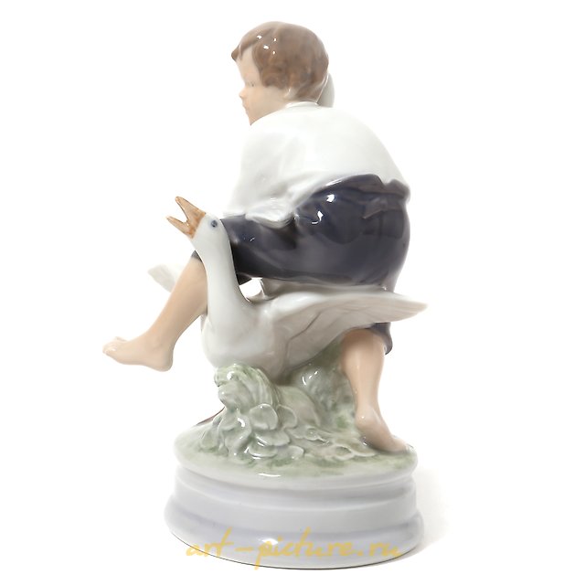 鹅的劫匪。丹麦，哥本哈根，皇家哥本哈根