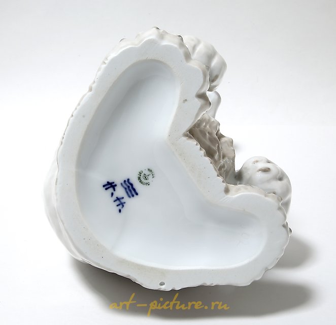 白色北极熊。丹麦，哥本哈根，皇家哥本哈根，1898-1923年。