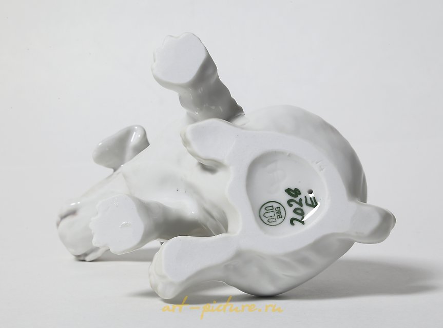 A puppy of the Sealyham Terrier. Denmark, Copenhagen, Bing & Grondahl.