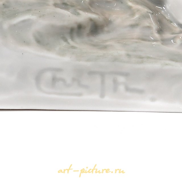 Girl collecting potatoes. Denmark, Copenhagen, Royal Copenhagen.