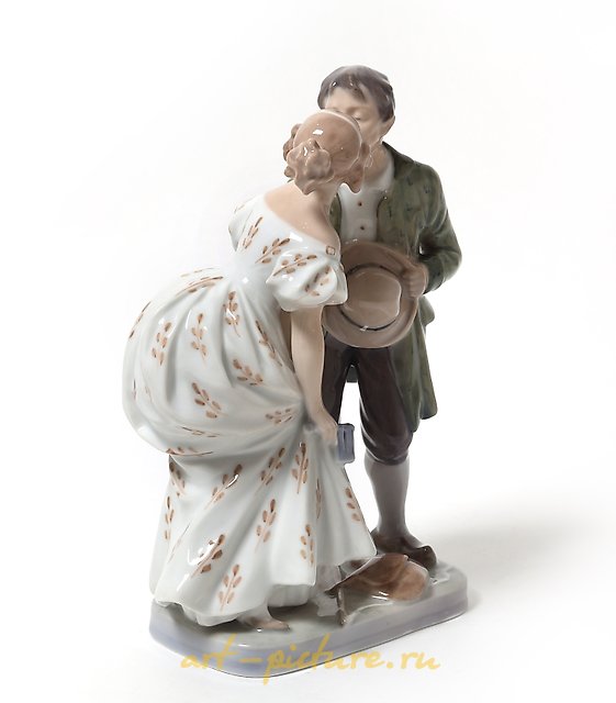 "The Princess and the Swineherd. Denmark, Copenhagen, Royal Copenhagen."