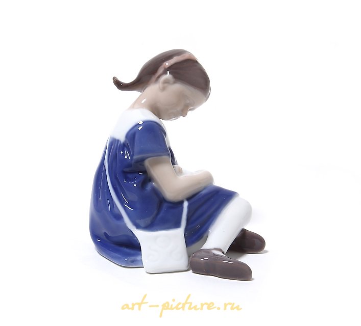 小女孩。丹麦，哥本哈根，宾格与格朗达尔