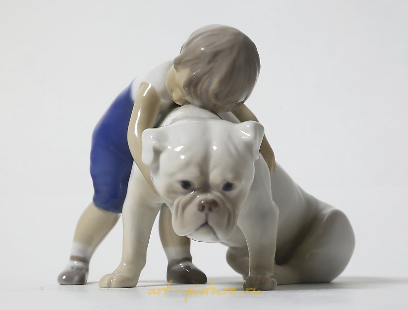 Two friends. Denmark, City of Copenhagen, Bing & Grondahl