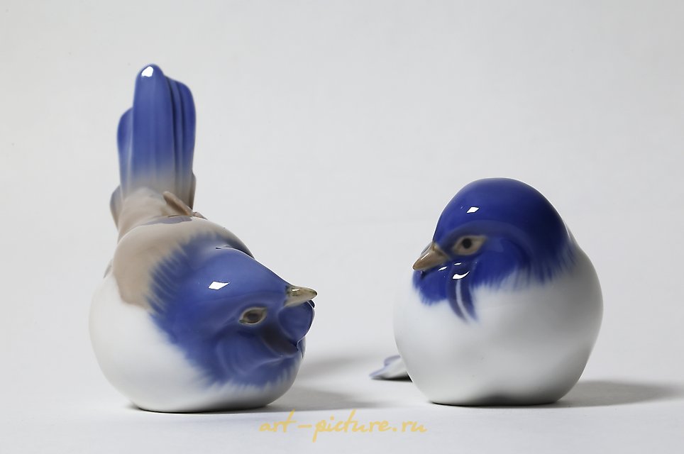 乐观者与悲观者。 丹麦，哥本哈根，Bing & Grondahl