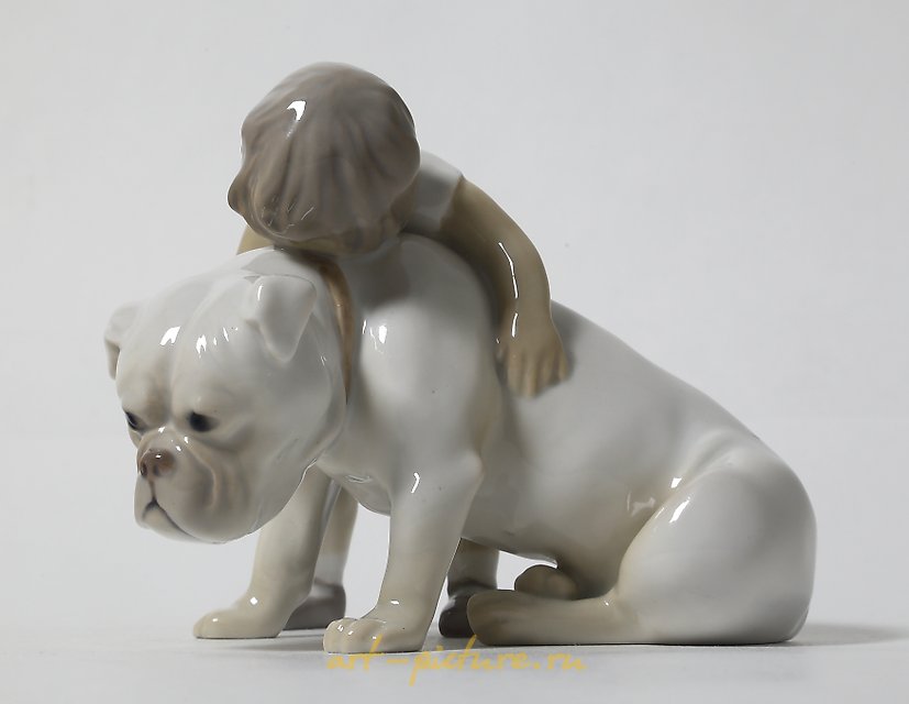 Two friends. Denmark, City of Copenhagen, Bing & Grondahl