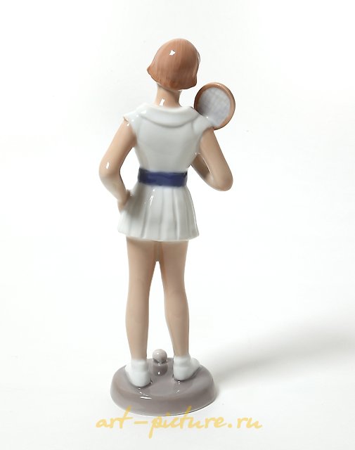 Porcelain figurine of a tennis player Bing & Grondahl