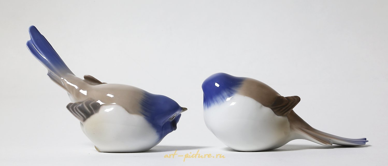 乐观者与悲观者。 丹麦，哥本哈根，Bing & Grondahl