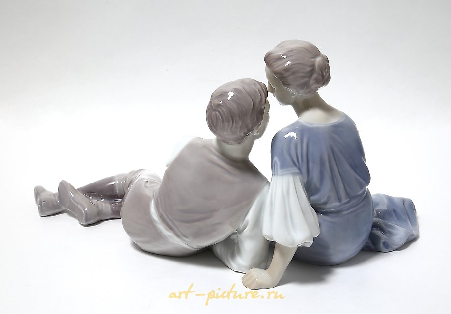 青春之爱。丹麦，哥本哈根，Bing & Grondahl