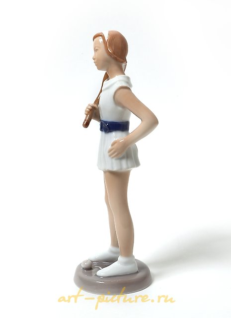 Porcelain figurine of a tennis player Bing & Grondahl