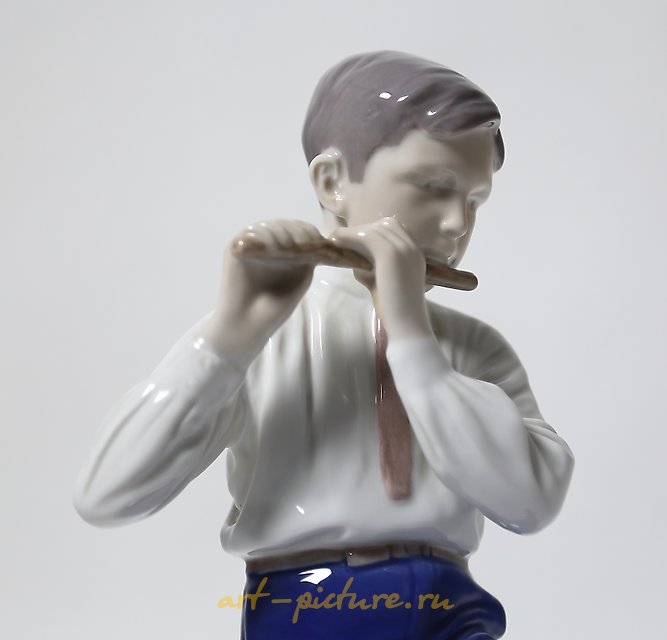 Flutist. Denmark, Copenhagen, Bing & Grondahl