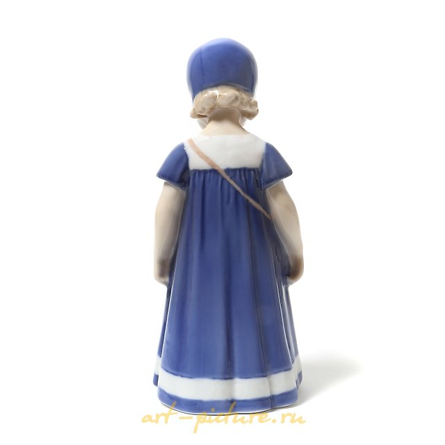 Elsa. A sad girl. Denmark, Copenhagen, Bing & Grondahl.