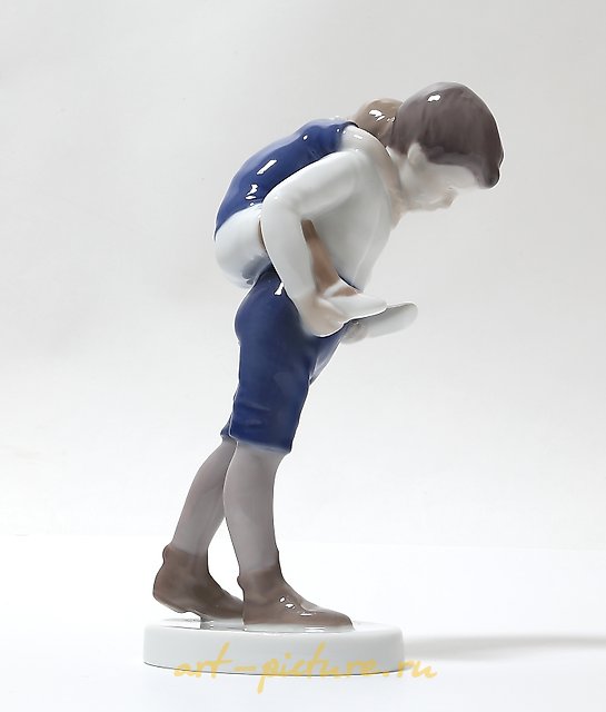 The translation of the text is: "Rider. Denmark, Copenhagen, Bing & Grondahl."