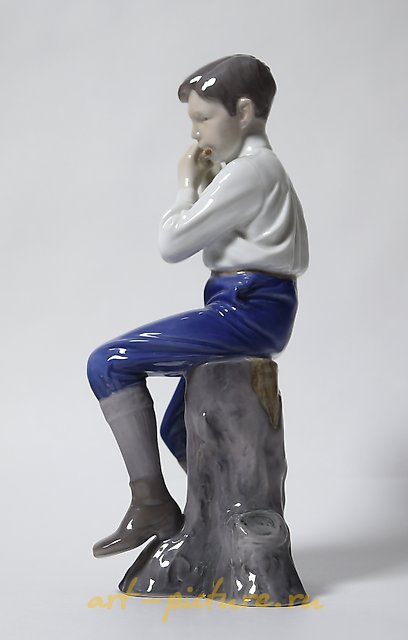 Flutist. Denmark, Copenhagen, Bing & Grondahl