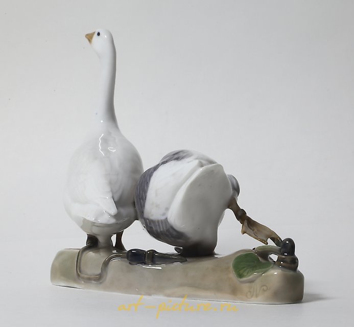 鹅。丹麦，哥本哈根，皇家哥本哈根，1898-1923