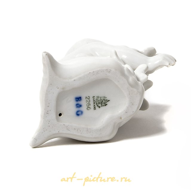 男孩美人鱼与海藻。丹麦，哥本哈根，Bing & Grondahl。