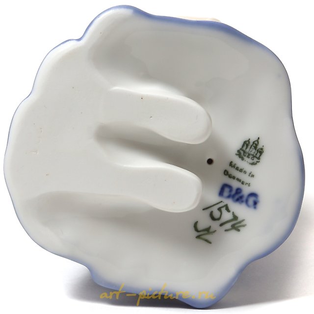 Elsa. A sad girl. Denmark, Copenhagen, Bing & Grondahl.