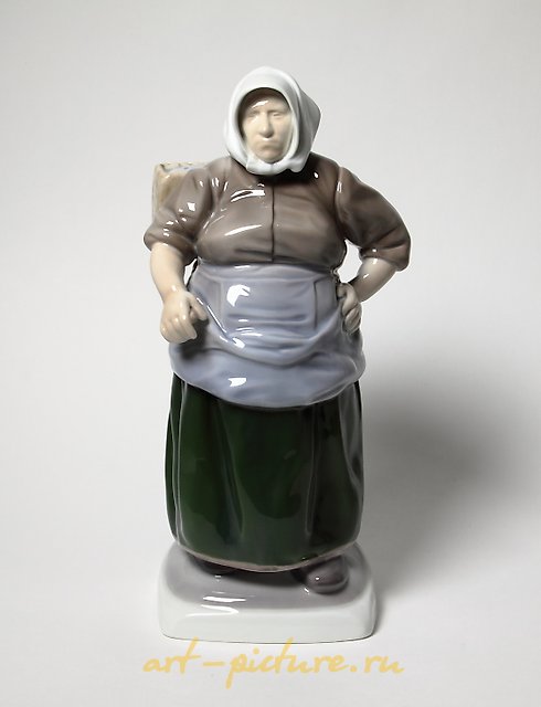 "Wife of the Fisherman. Denmark, Copenhagen, Bing & Grondahl."