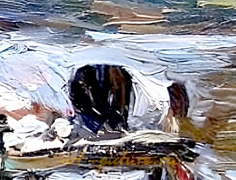 "На реке" translates to "On the river" in English.