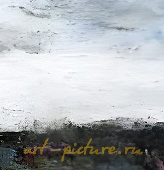 Sweden. Pier. Canvas, oil. 45 x 88 cm.