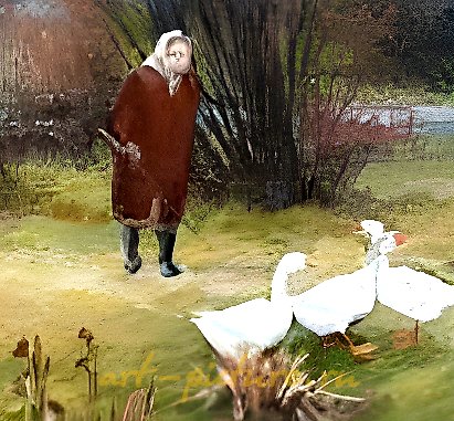 秋天。画布，油画。30 x 60 厘米。