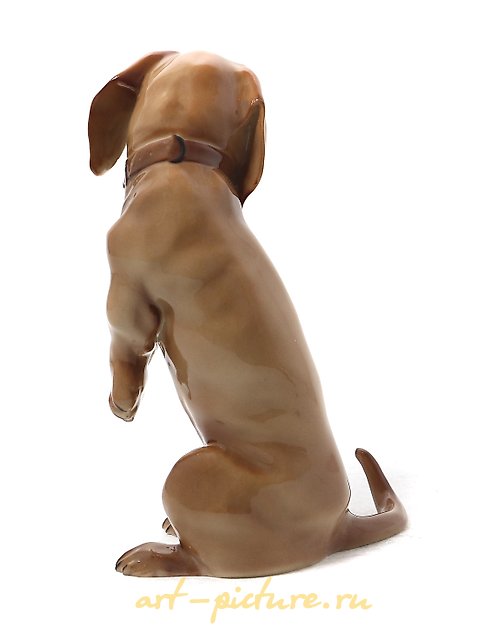 The porcelain figure "Dachshund." Rorstrand