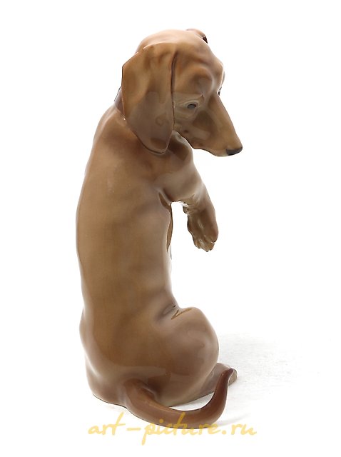 The porcelain figure "Dachshund." Rorstrand