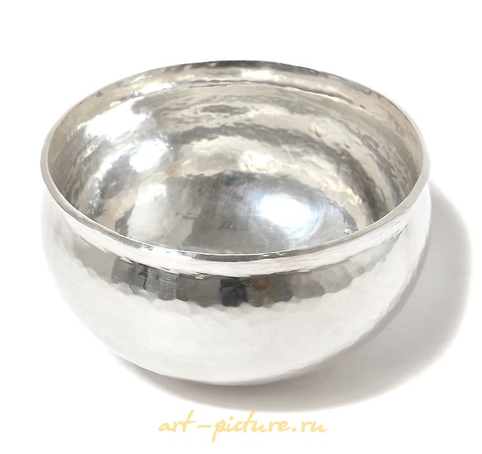 银色设计师花瓶（碗）。瑞典，1988年 设计师：罗兰·兰茨。