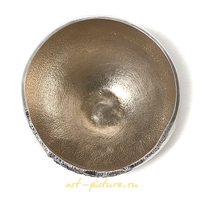 Designer silver cup - roly-poly. Sweden, 1985. Designer Karlheinz Sauer.