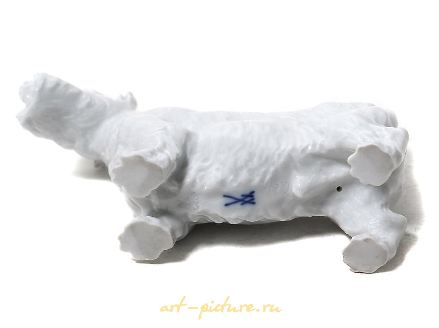 瓷制雕像 "苏格兰梗". 美森