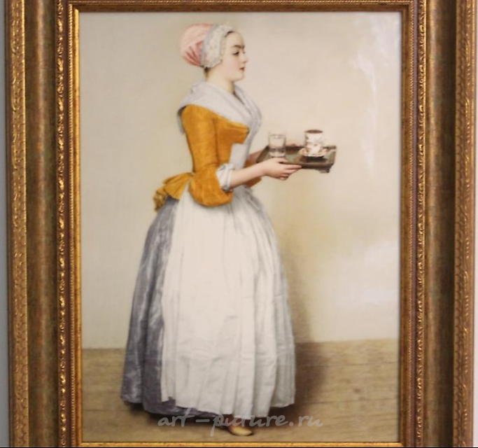 "Chocolate Box Porcelain Plate - Painting Weimar Germany"