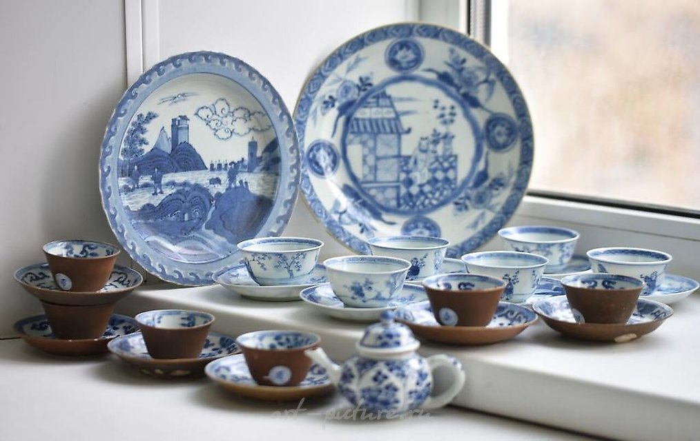 中国皇家瓷器，来自卡毛，18世纪。