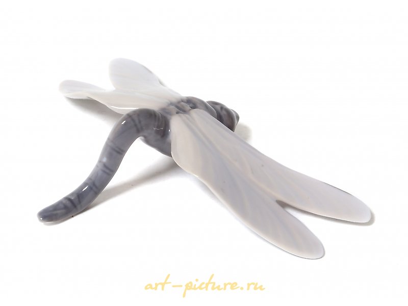 Porcelain figure "Dragonfly". Royal Copenhagen, before 1910.