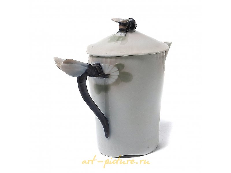 Porcelain coffee set, 3 pieces. Royal Copenhagen