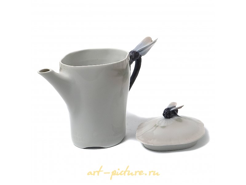 Porcelain coffee set, 3 pieces. Royal Copenhagen