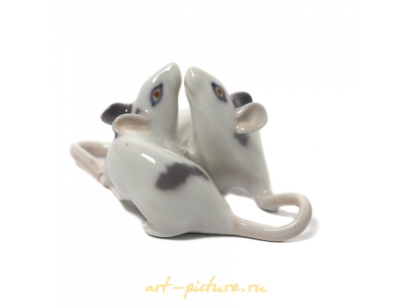 瓷制雕像“鼠子双全” 皇家哥本哈根，1923年之前。