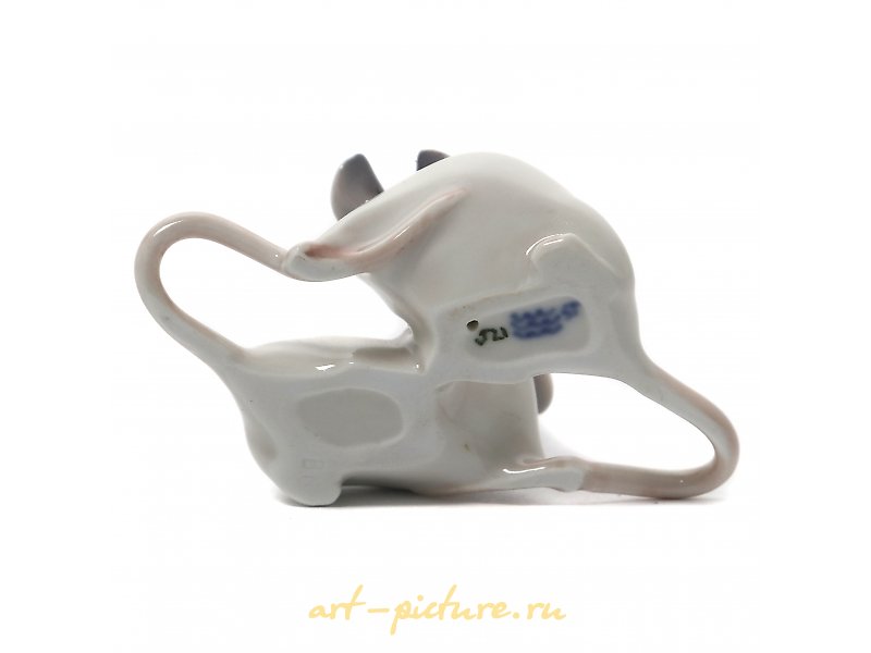 瓷制雕像“成对的老鼠” 皇家哥本哈根，1923年之前。