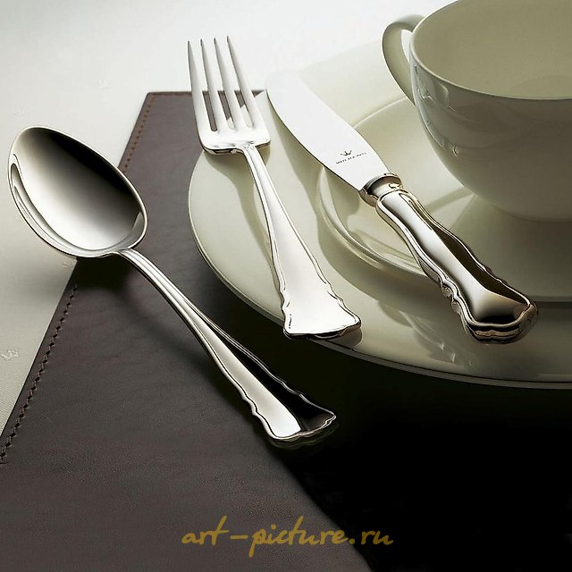 Столовый набор CHIPPENDALE от WILKENS из 24 предмета из серебра