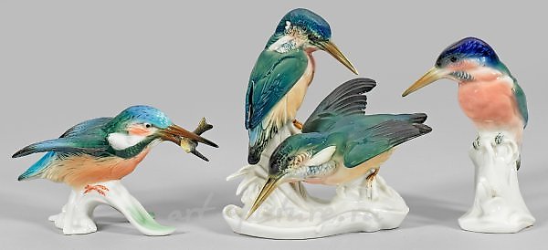 Three Kingfishers