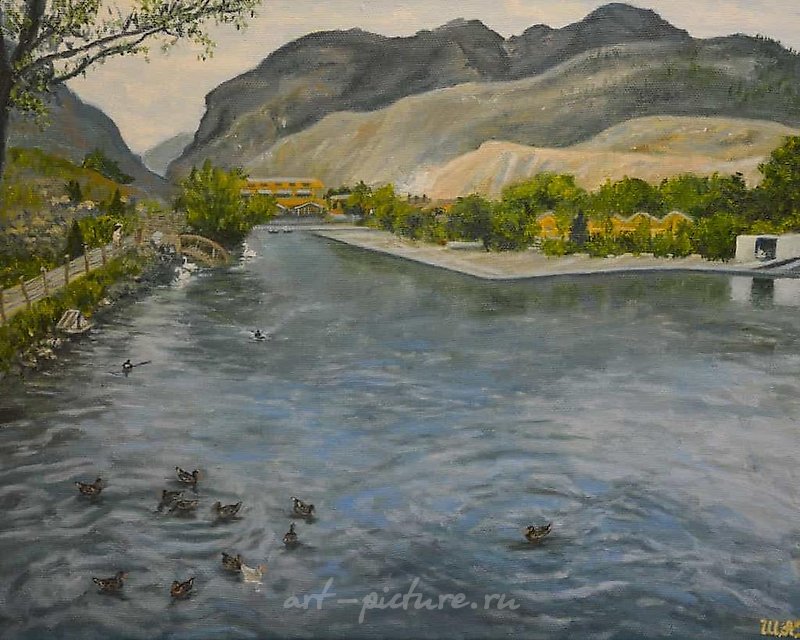 "Ducks on the River Sulak"