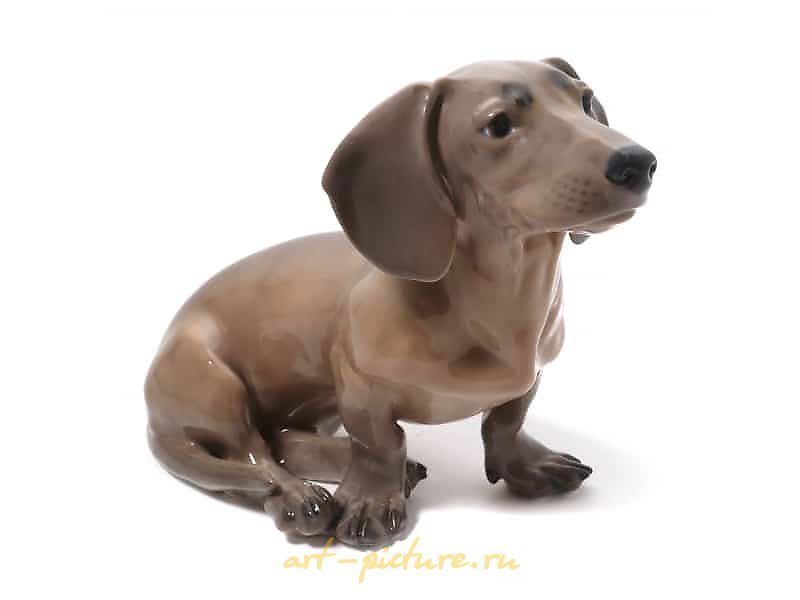瓷制摆件（小雕像）"腊肠犬" 皇家哥本哈根