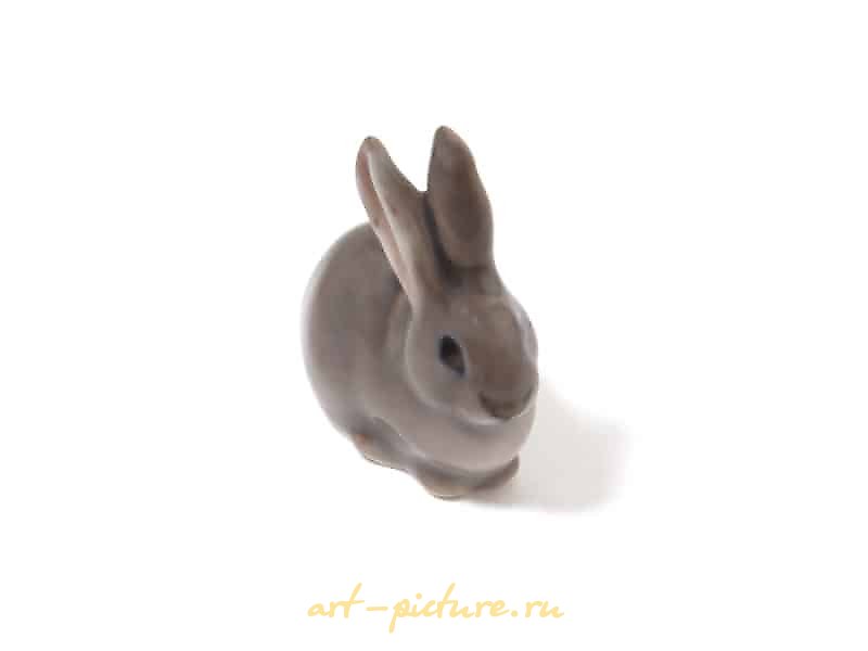Porcelain figure "Rabbit". Royal Copenhagen, 1898-1923.