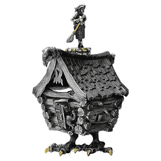 "Солонка Избушка на курьих ножках"可以翻译为“盐罐子 小屋在鸡腿上”。