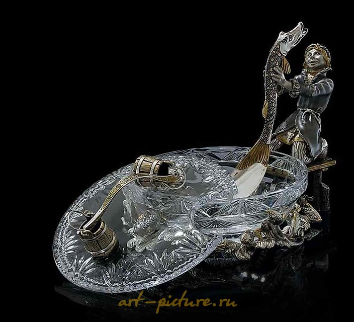 "Икорница По щучьему велению" can be translated into simplified Chinese as "鱼子酱《根据鲶鱼的命令》".