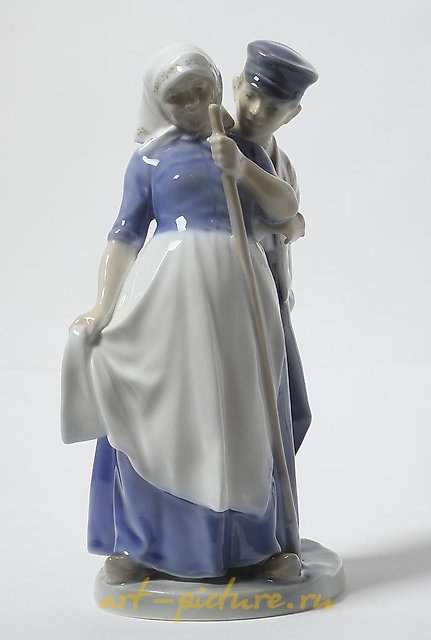"Porcelain figurine Harvesters Royal Copenhagen"
