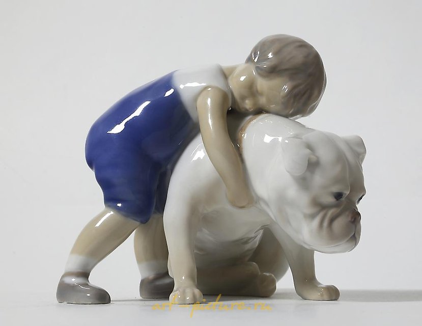 Two friends. Denmark, City of Copenhagen, Bing & Grondahl