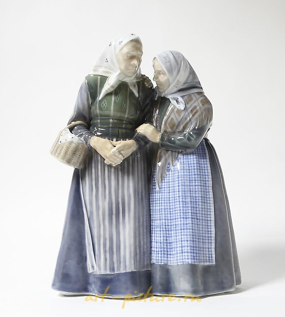 Gossips. Denmark, Copenhagen, Royal Copenhagen