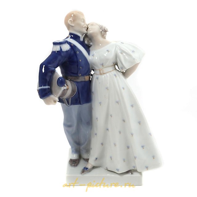 "Soldier and Princess. Denmark, Copenhagen, Royal Copenhagen."